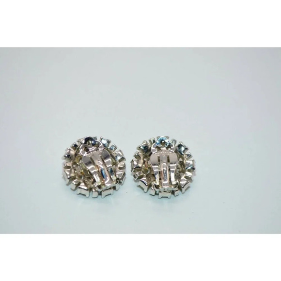 1950'S CROWN TRIFARI Clear Rhinestone Starburst - Picture 4 of 4